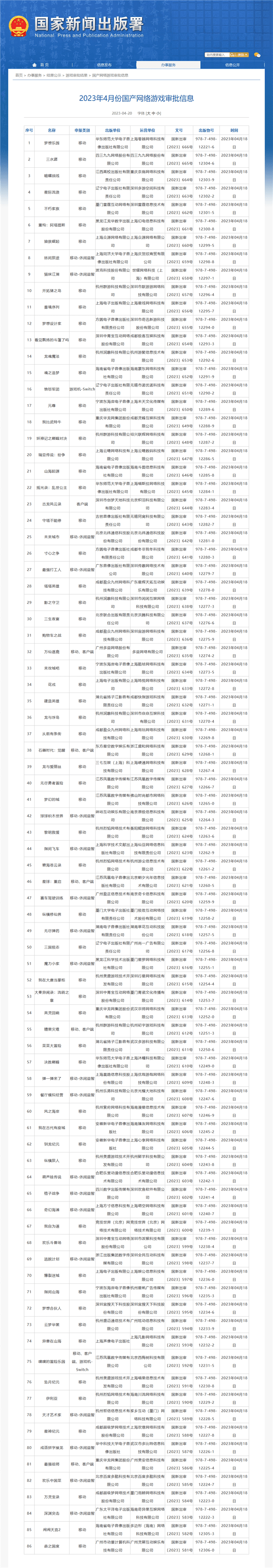 没有版号的苹果:《古龙风云录》等86款游戏过审：4月国产游戏版号公布-第2张图片-亚星国际官网