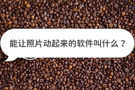 能让照片动起来的软件叫什么？这几款不容错过